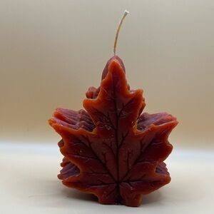 Vintage Fall Leaf Candle – Hand-Poured